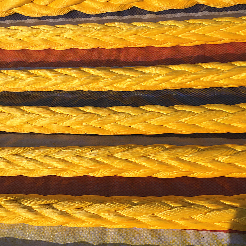 Yellow High Strength UHMWPE MOORING LINE