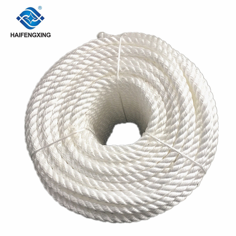 White 3 Strand Twisted Rope